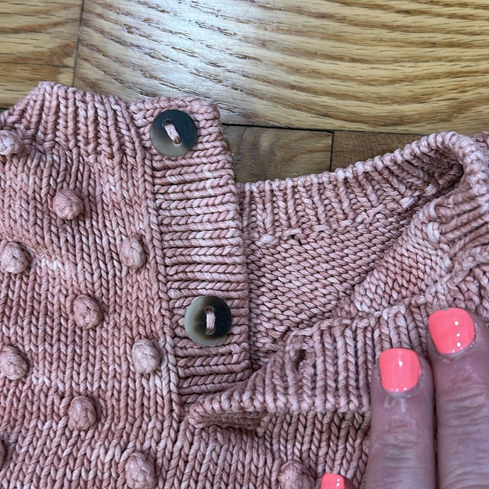 Misha & Puff sweater top 100% Pima cotton Ellie popcorn knit sweater 2Y - Picture 11 of 11